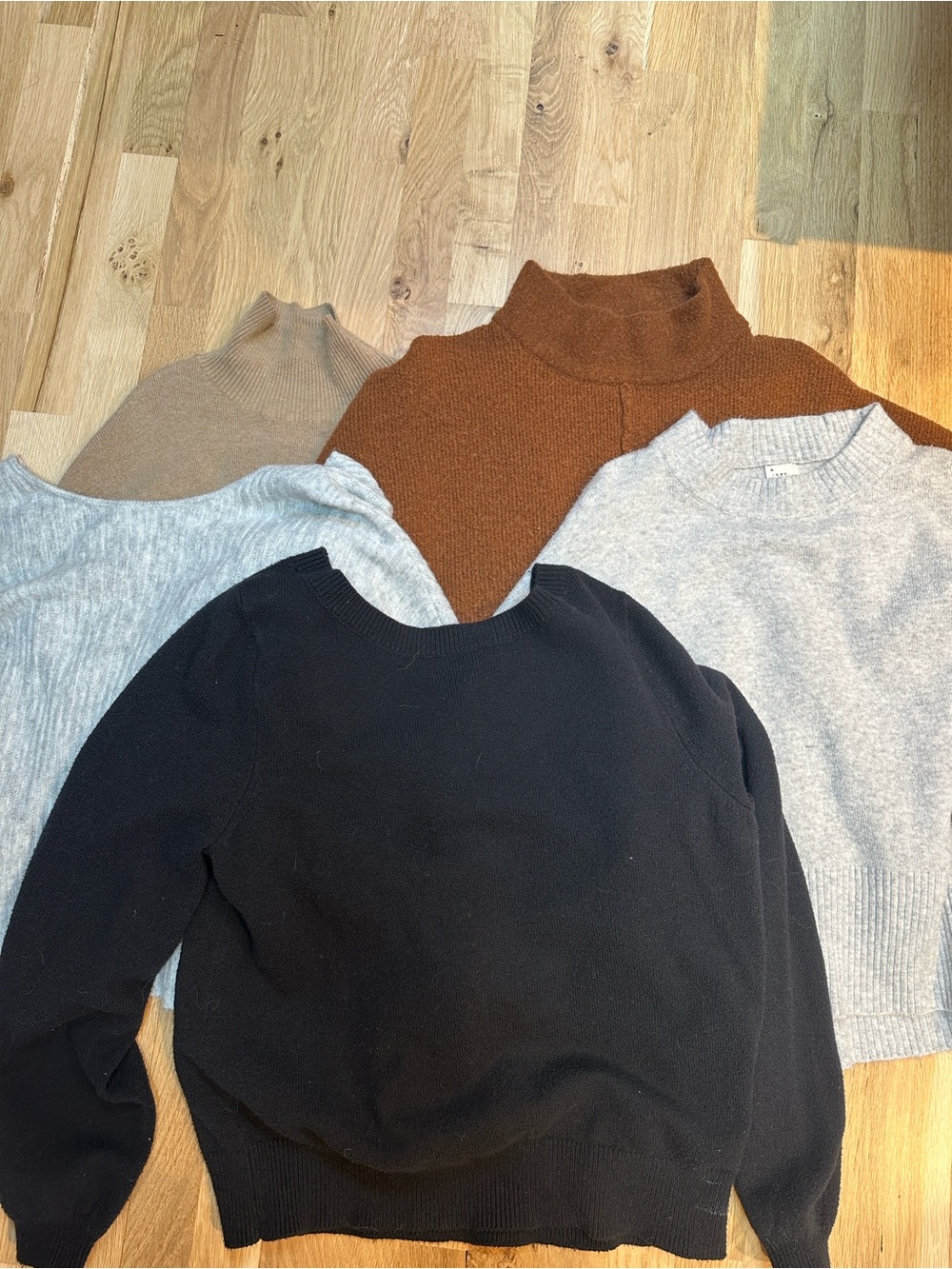 Abercrombie, Nordstrom rack, H&M, Target Sweaters - set of 5